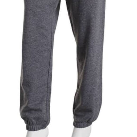 Calvin Klein Women's Premium French Terry Black Heather Fleece Jogger Sz M NWOT - Picture 2 of 7